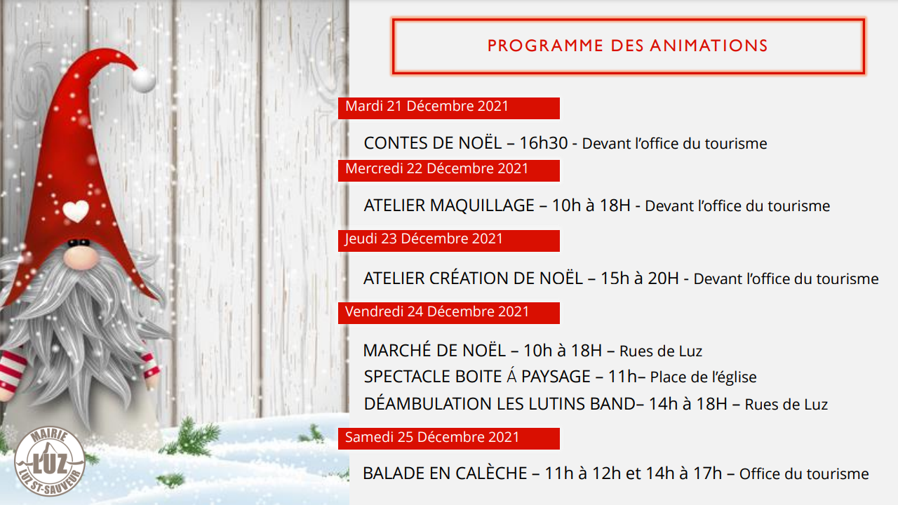 programme animation noel 2021 2